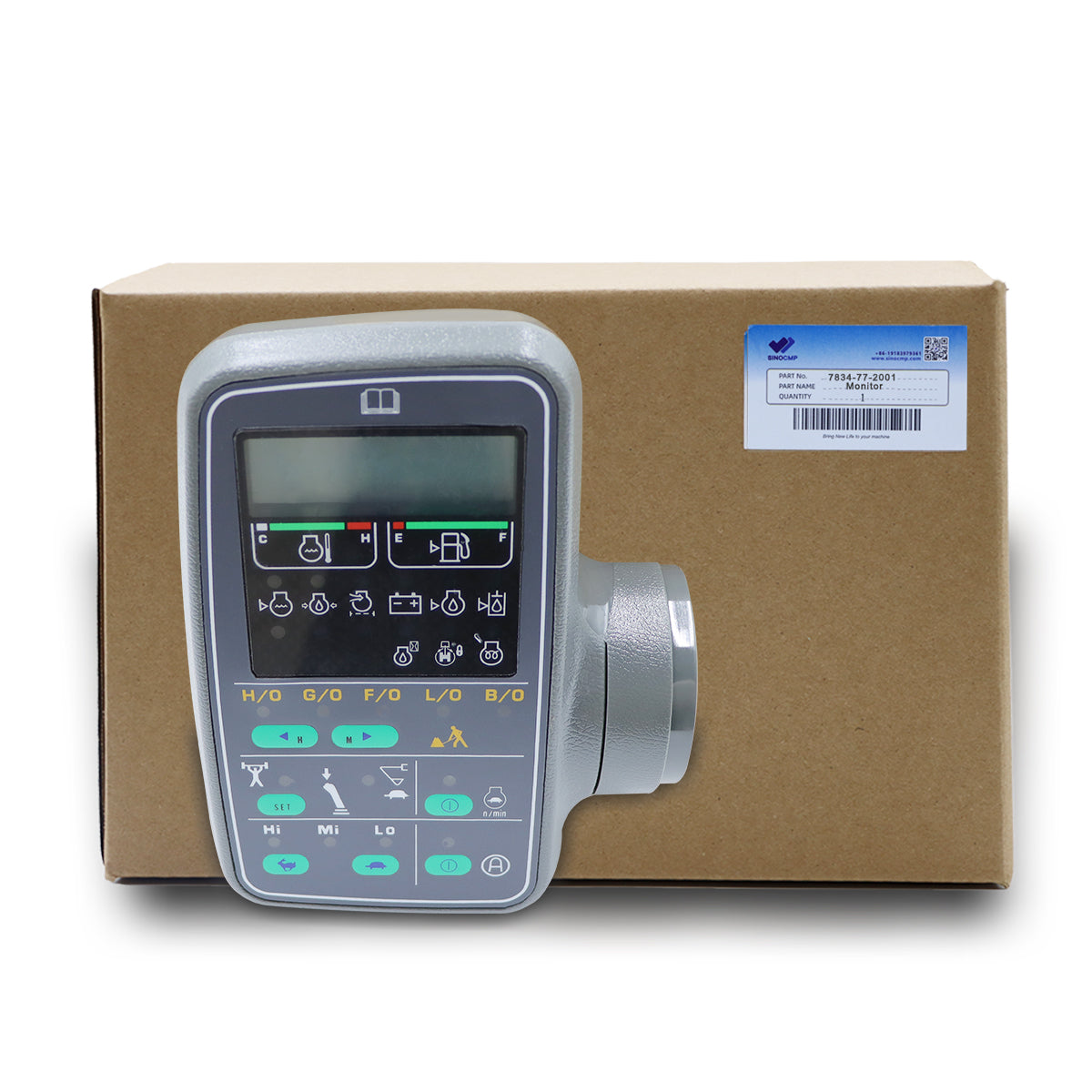 6D102 7834-77-2002 7834-78-3002 Gauge Cluster fits Komatsu Excavator Monitor PC100-6 PC120-6 PC130-6 7834-77-2001