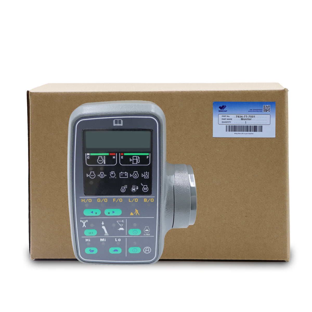 7834-77-7001 Gauge Cluster Monitor for Komatsu PC130-6 PC200-6