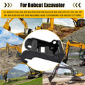X-Change Coupler Bracket, Mini Excavator Quick Change Hitch Attachments, Small Excavator Coupler Bracket, Black-Coating Steel Attachment Compatible with Bobcat E Series Models Mini Excavator