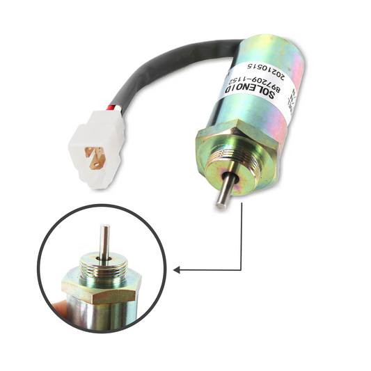 897209-1152 MV2-40 24V Shutoff Solenoid Vlave for Hitachi MV2-40 EX4U EX40U