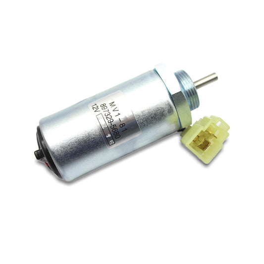 897329-5680 MV1-18 12V Fuel Shutoff Solenoid for Hitachi EX50U Isuzu 4LE1