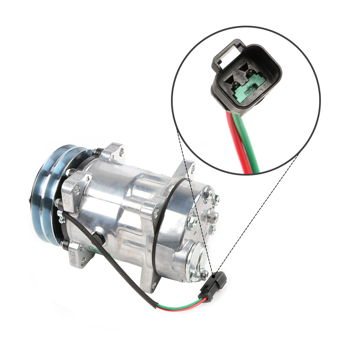 SD7H15 A/C Compressor 14649606 15082742 for Volvo Excavators Loaders