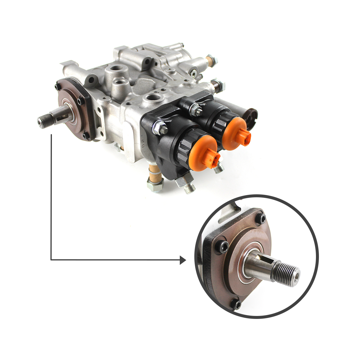 094000-0383 6156-71-1110 Diesel Fuel Pump for Komatsu 6D125 PC400-7 Excavator