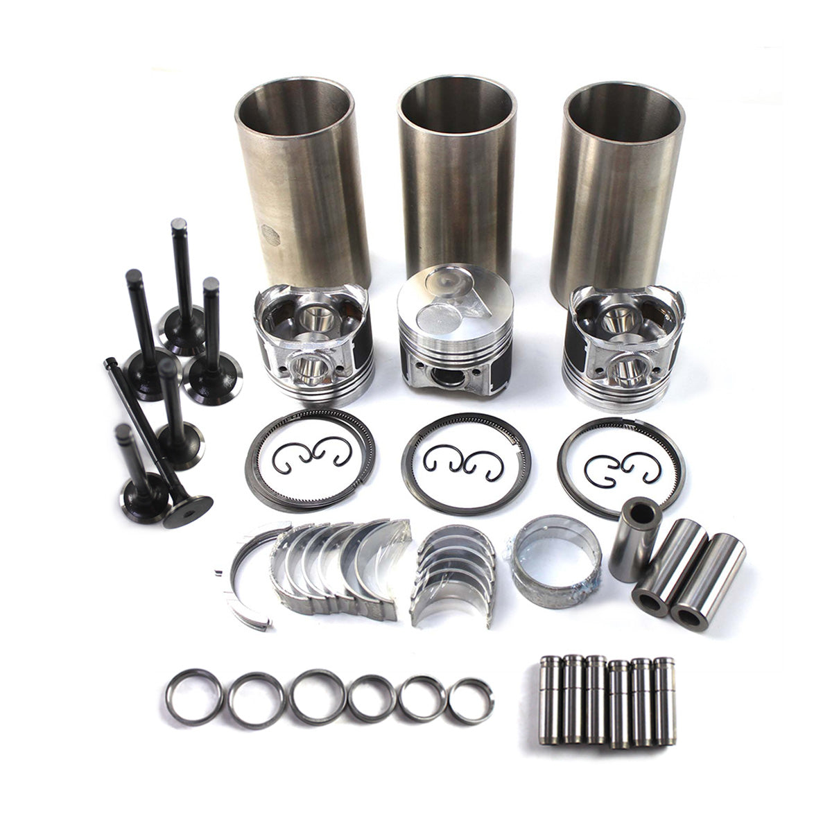 BeyongParts? D722 D722EBH D722E Engine Overhaul Rebuild Kit for Kubota Tractor Forklift Parts