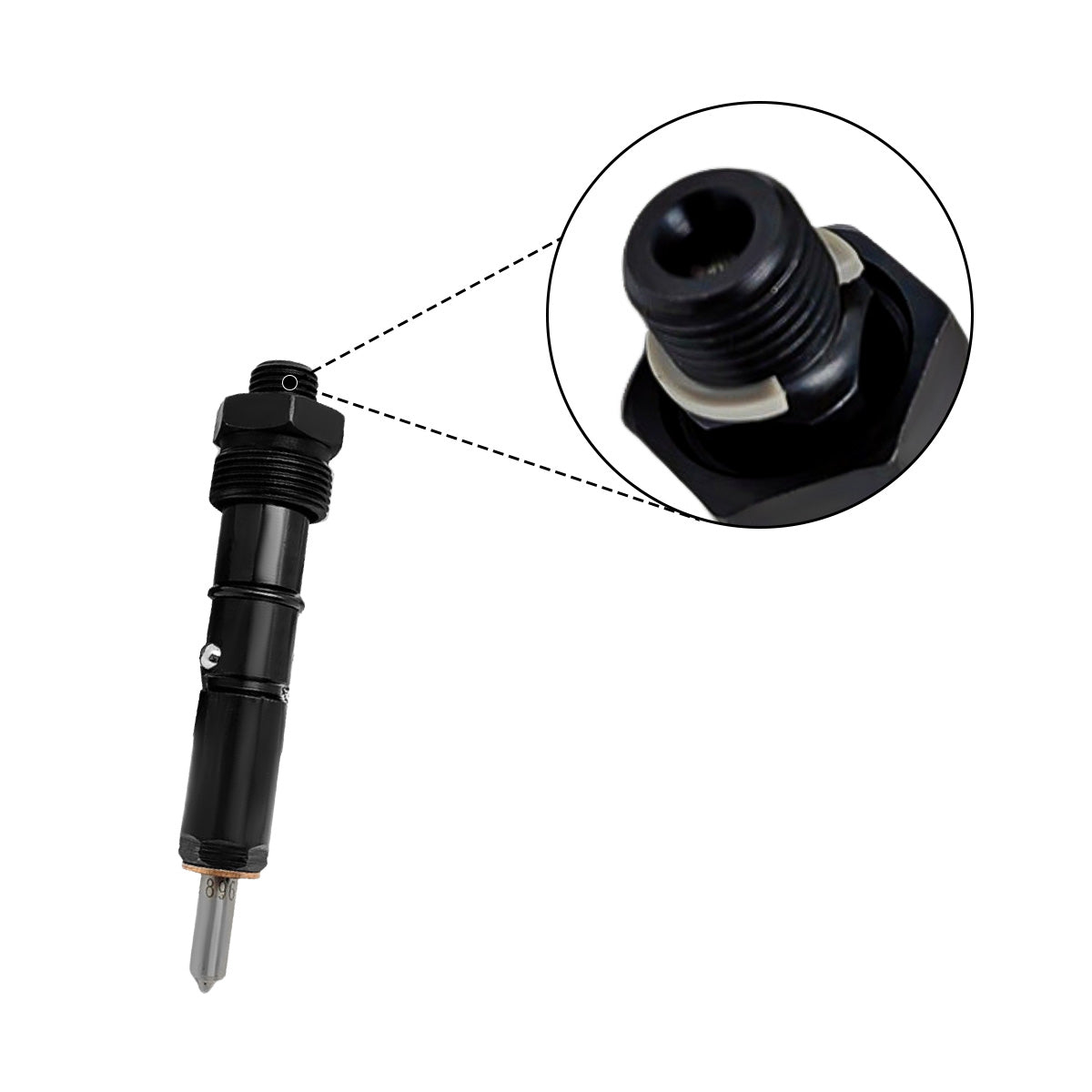Fuel Injector 6738-11-3090 for Komatsu PC200-7 Excavator 4D102 6D102 Engine