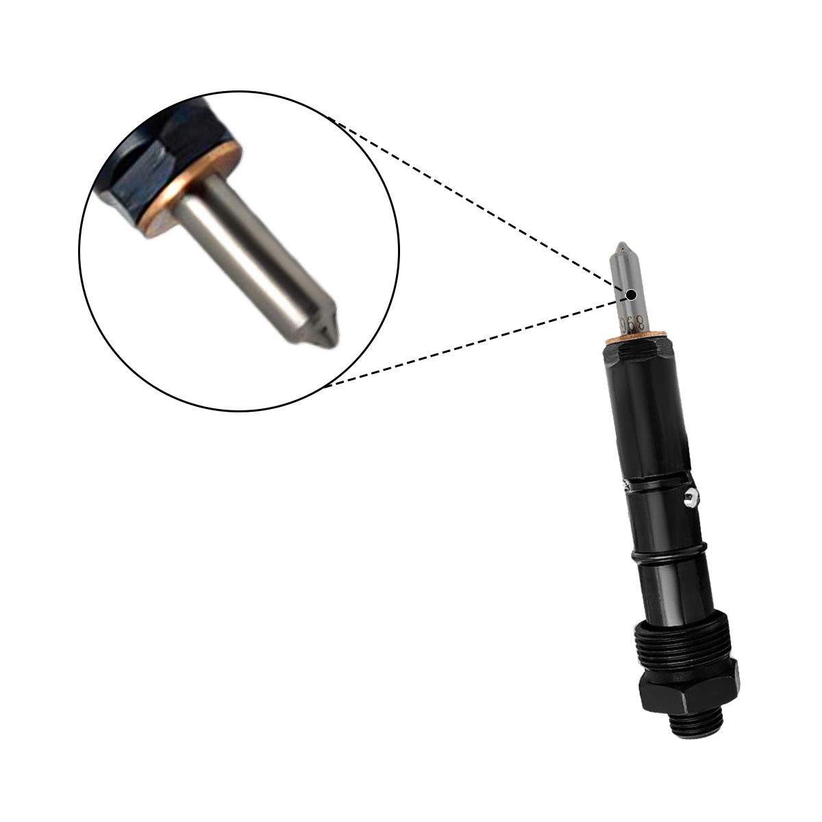 Fuel Injector 6738-11-3090 for Komatsu PC200-7 Excavator 4D102 6D102 Engine
