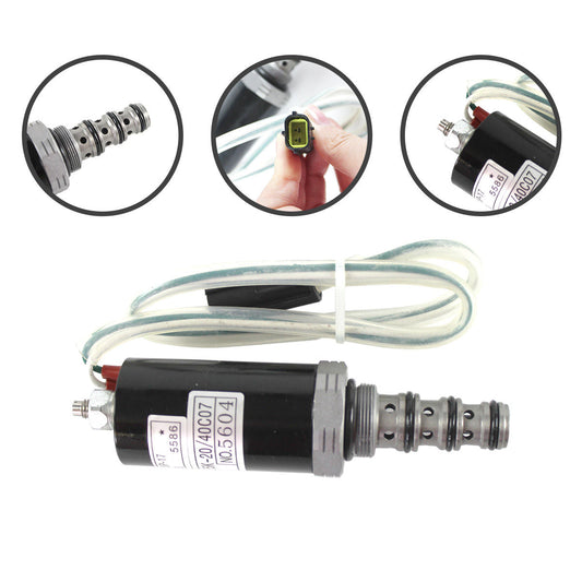 KDRDE5KR-20 40C07-203A Solenoid Valve for Kobelco SK60-3 SK200-2