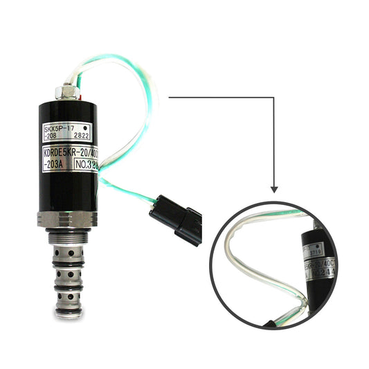 KDRDE5KR-20/40C13-203A Hydraulic Solenoid Valve for Kobelco SK200-3
