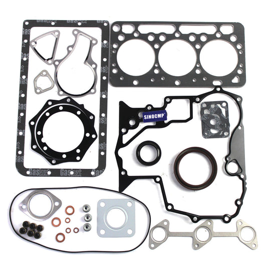 Overhaul Gasket Kit for Kubota Engine D902 Excavator KX41-3 Tractor BX25 Utility Vehicle RTV900
