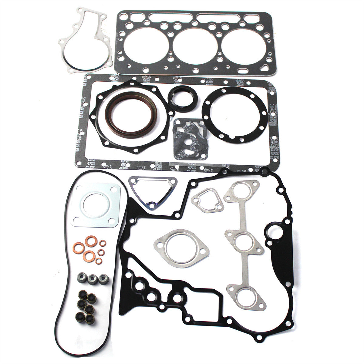 Overhaul Gasket Kit for Kubota Engine D902 Excavator KX41-3 Tractor BX25 Utility Vehicle RTV900