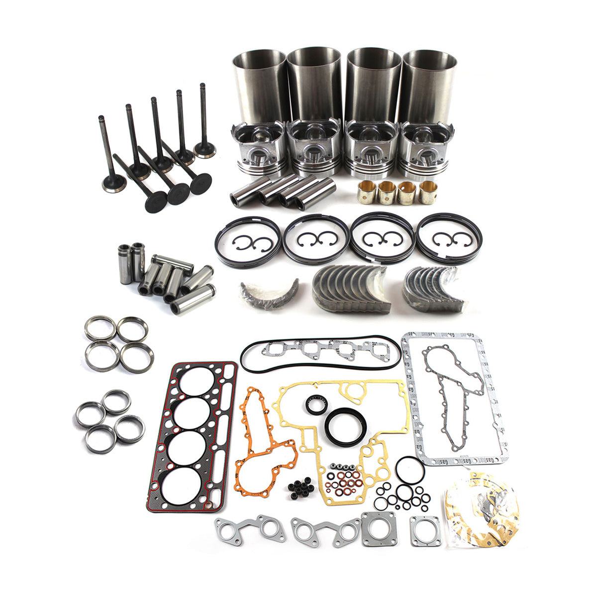 Overhaul Rebuild Kit for Kubota V2203-M Engine L4350DT L4400DT L4740 MX5100 R510 L5240 Indirect Injection