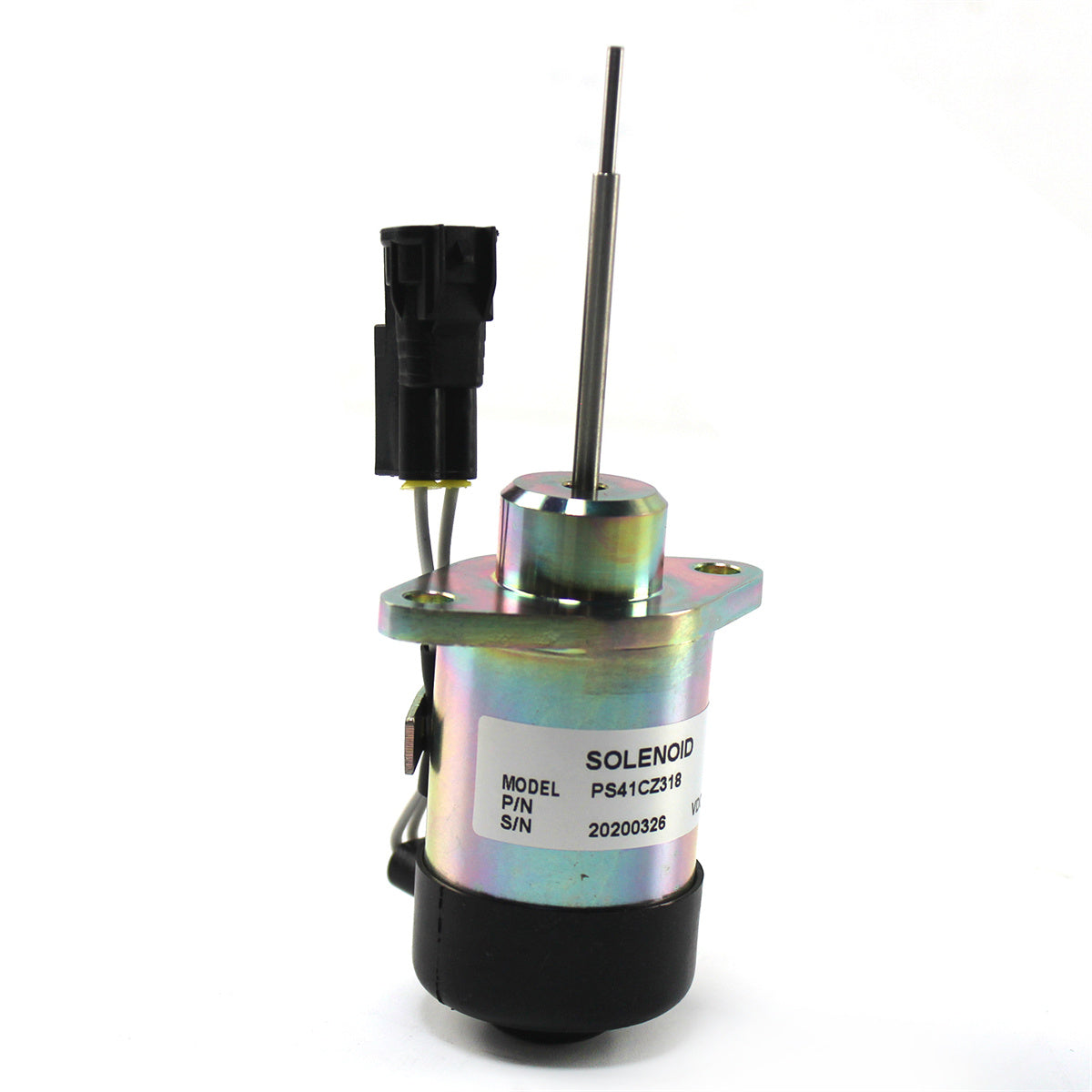 PS41CZ318 1E411-60012 Stop Solenoid 12V for Kubota 325 Miller Mig Welder Trailblazer D902 Engine
