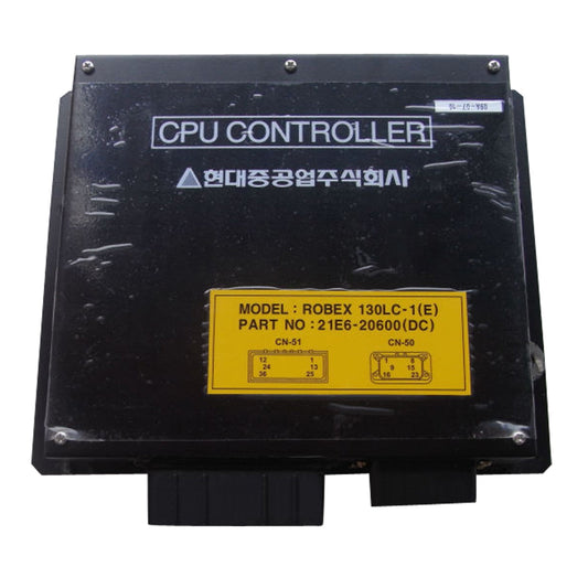 Robex 130LC-1(E) R130-5 Hyundai Excavator CPU ECU Controller 21E6-20600