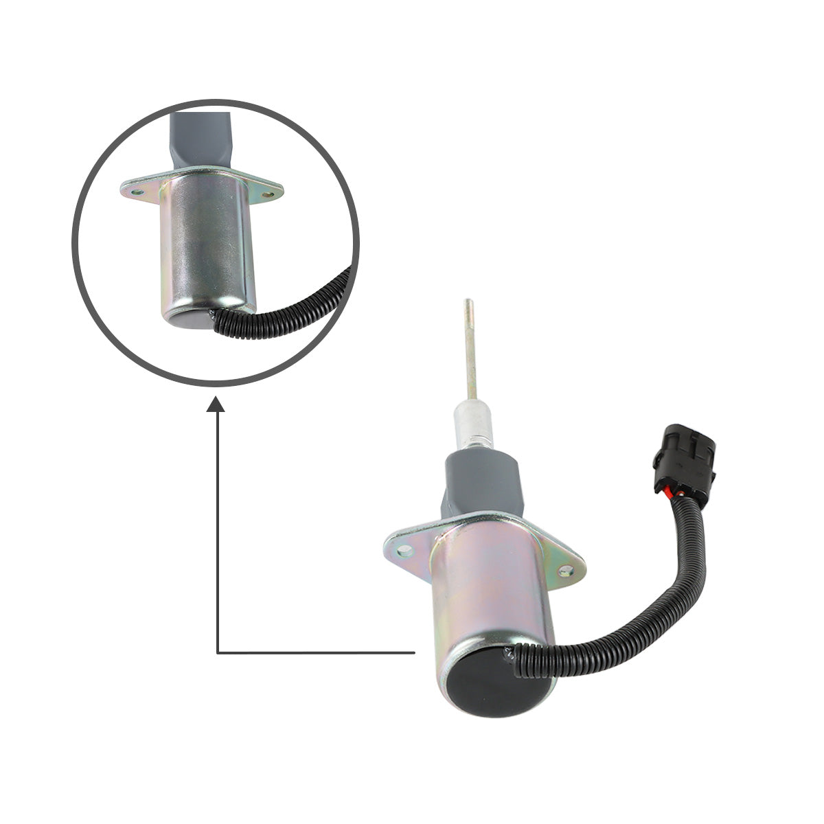 SA-4697-24 3934177 RE53560 Cutoff Solenoid Valve for Cummins 5.9 Engine