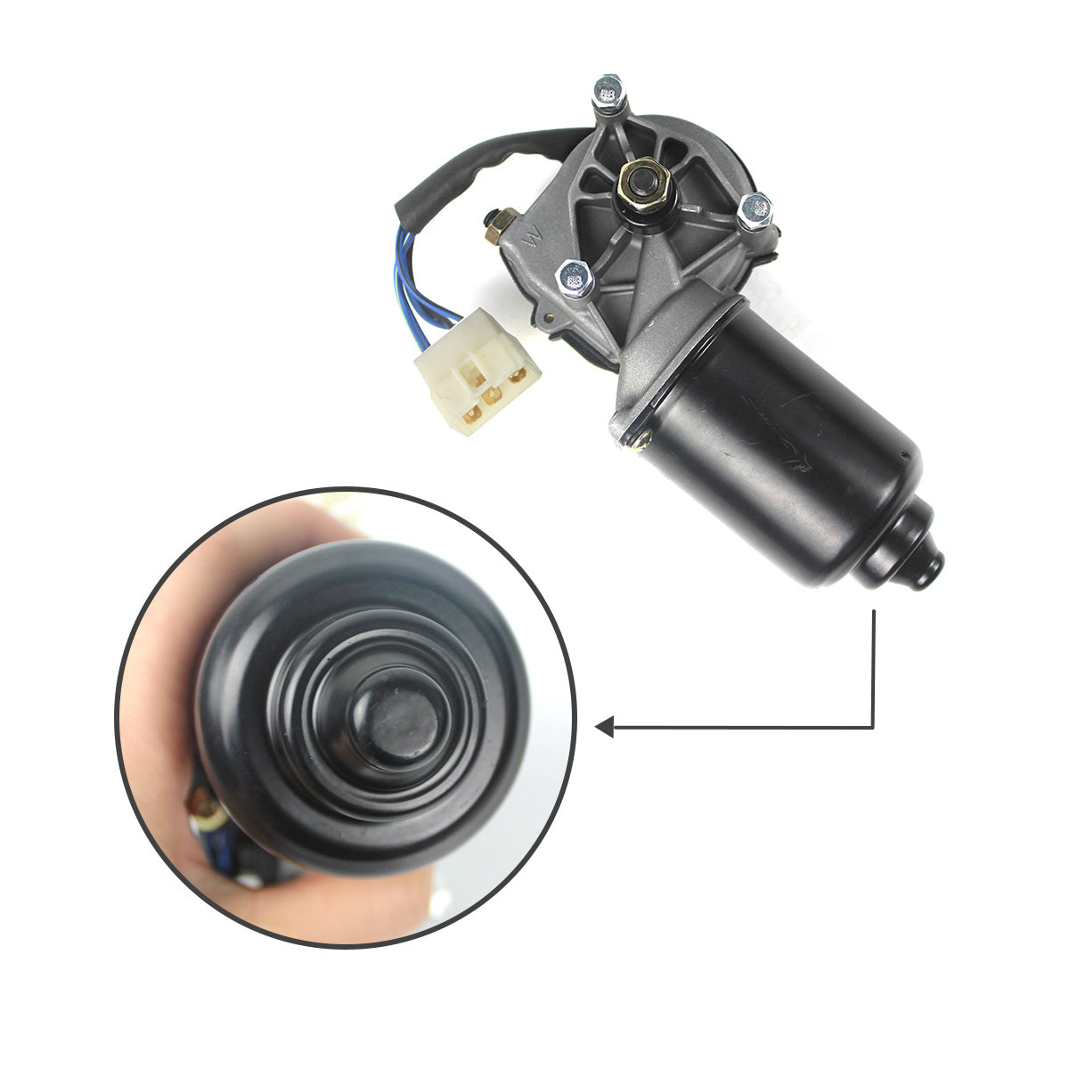 YN53C00012F2 Wiper Motor for Kobelco SK200-8 SK210-8 SK295-8