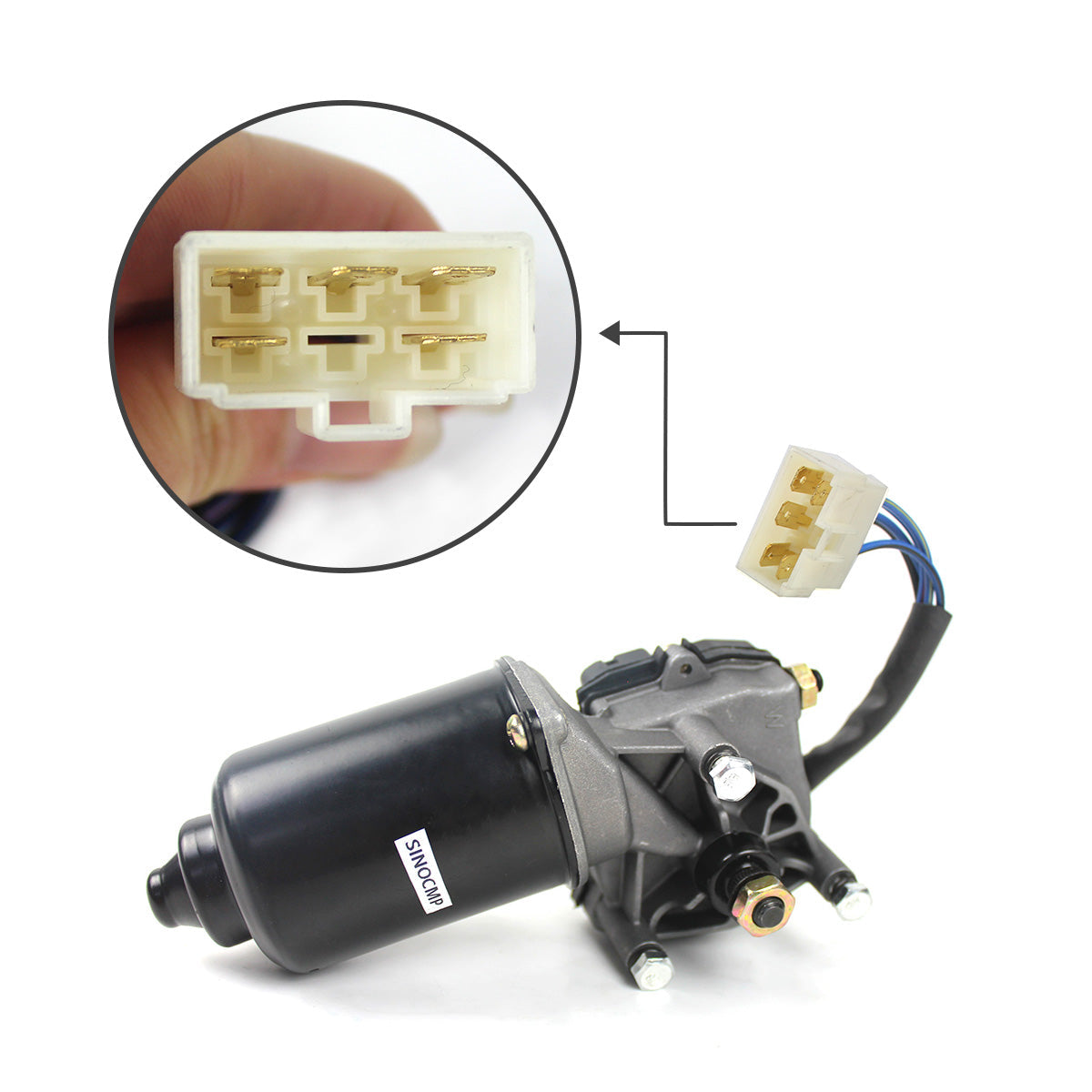 YN53C00012F2 Wiper Motor for Kobelco SK200-8 SK210-8 SK295-8