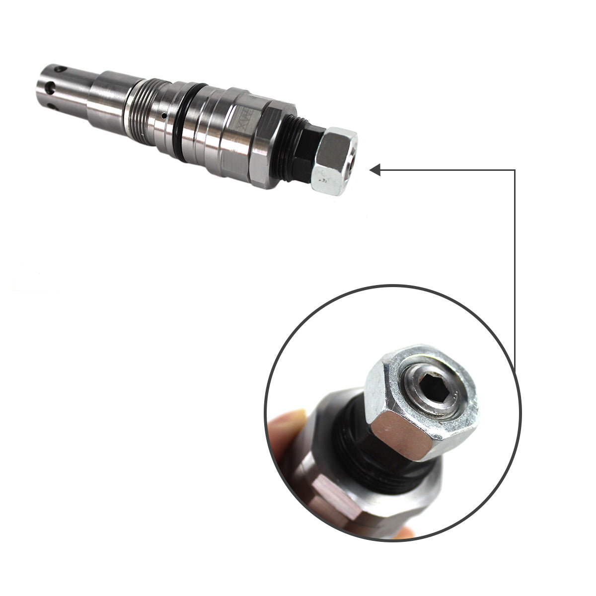 YN22V00001F1 Hydraulic Pump Main Relief Valve for Kobelco SK200-6E